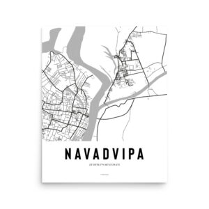 'Navadvipa Map' Poster