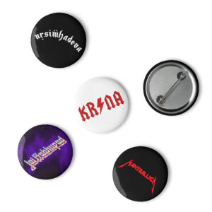 'Bands I' Set of pin buttons