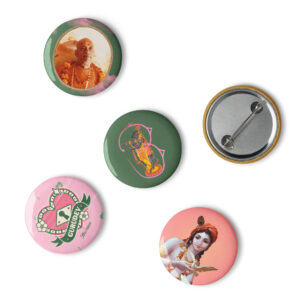 'My Life And Soul' Set of pin buttons